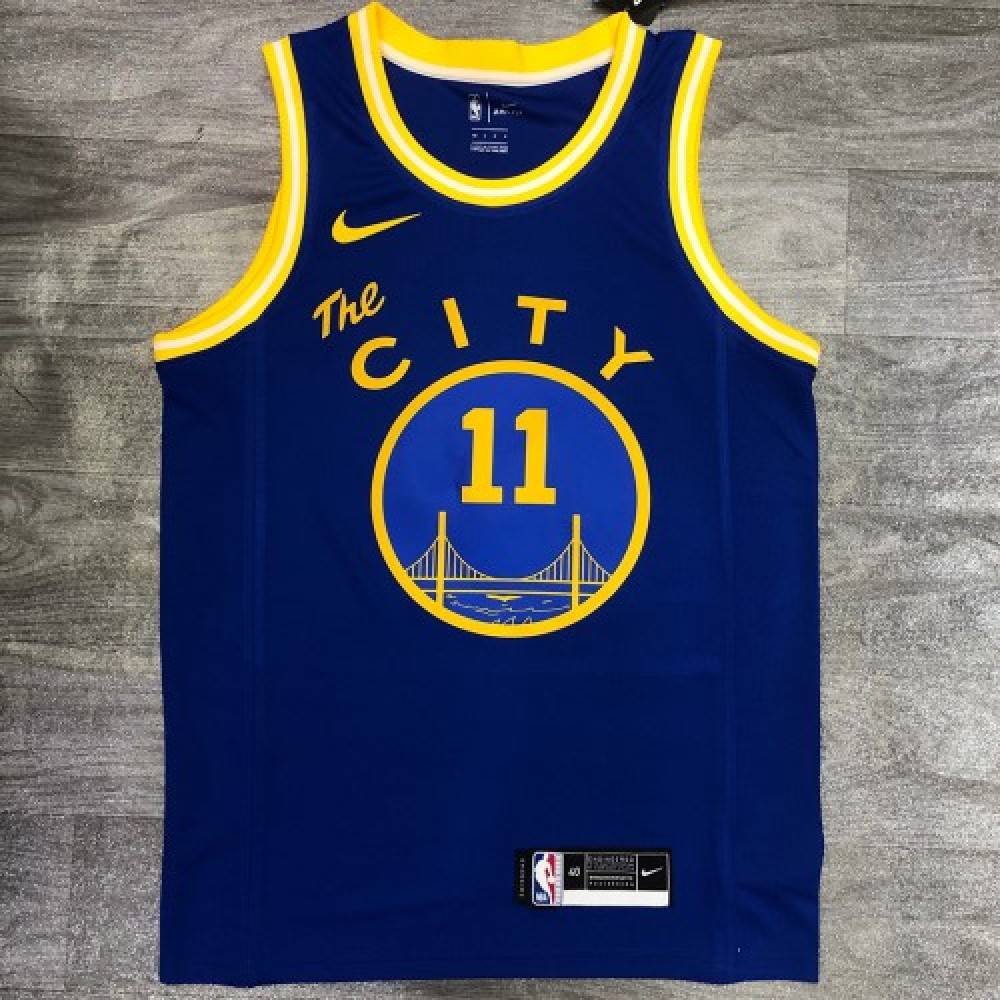 Men's Golden State Warriors Klay Thompson #11 Royal Hardwood Classics 2020/21 Swingman Jersey- Classic Edition-Pro Kit Vault | Brand New 26/27 Sports Jerseys